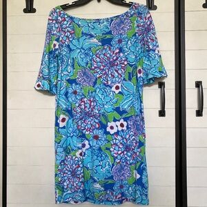 Lilly Pulitzer Somerset Worth Blue May Flower Dress Small